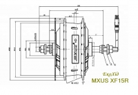 креслення мотор-колесо mxus xf15r