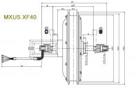 креслення мотор-колесо mxus xf40