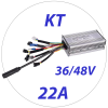 Контролер синусний KUNTENG 22A, 36/48V 500/700W (LCD +світло)